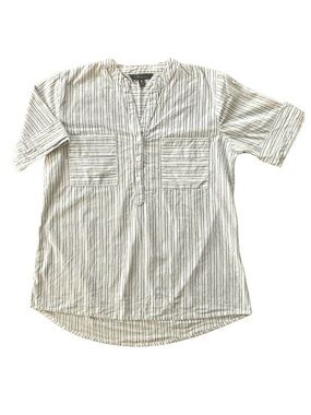 1 Bliss Lane Striped Button-Down Blouse